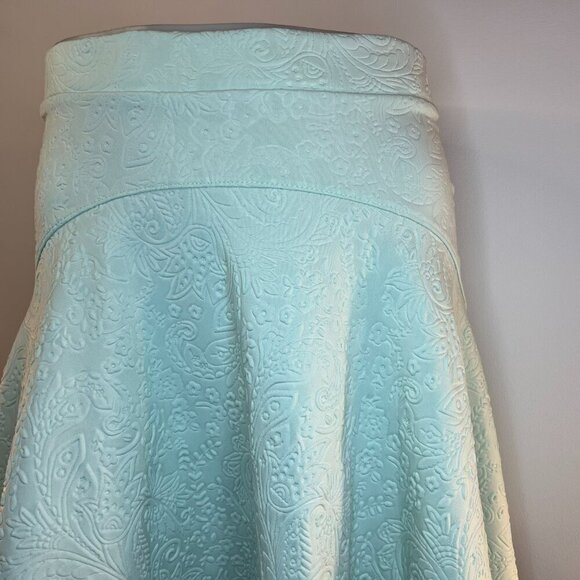 SPARKLE & FADE Women's Pale Green Stretch A-Line Skirt - Size Small - NWT $49 - Picture 2 of 4